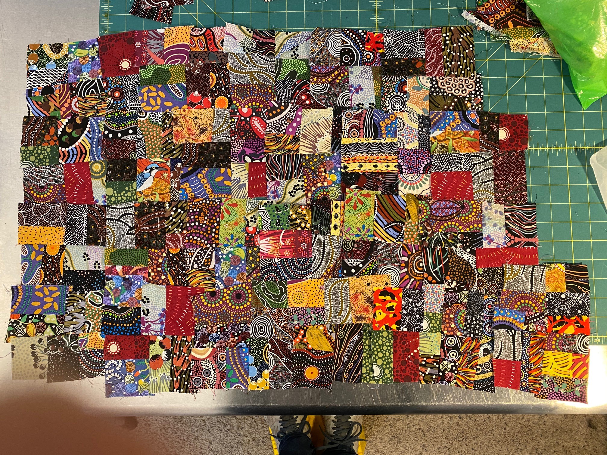 Big Old Pile of Aboriginal Fabric Scraps – agilejack